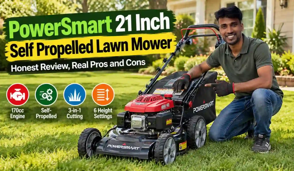 PowerSmart 21 Inch Self Propelled Lawn Mower