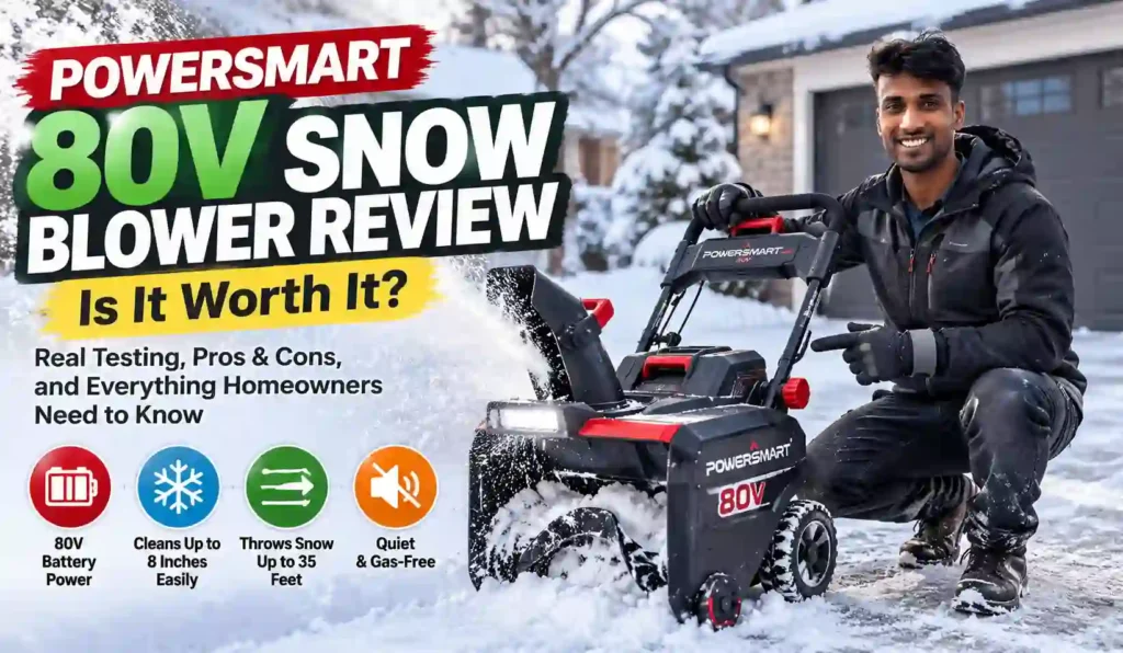 PowerSmart 80V Snow Blower Review