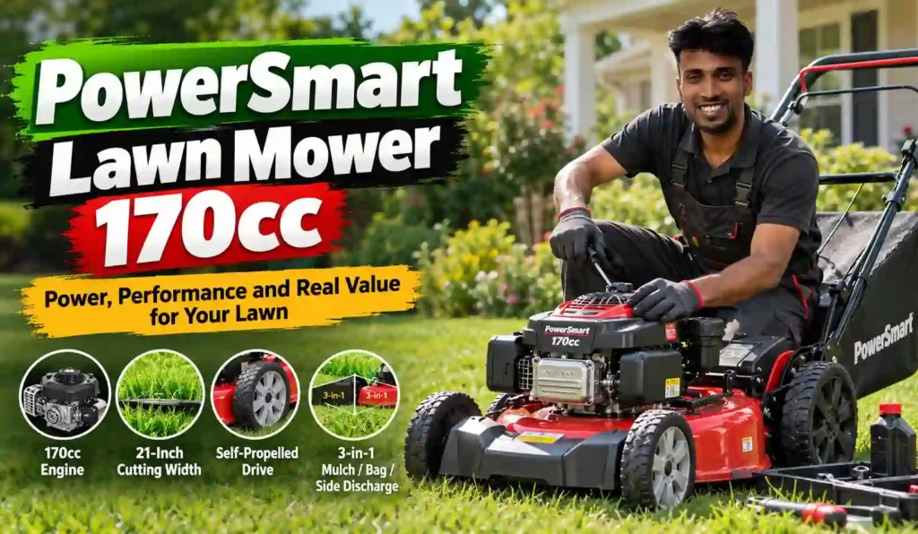 PowerSmart Lawn Mower 170cc