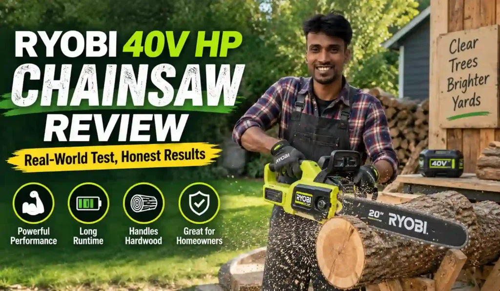 Ryobi 40V HP Chainsaw Review