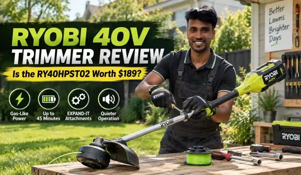 Ryobi 40V Trimmer Review