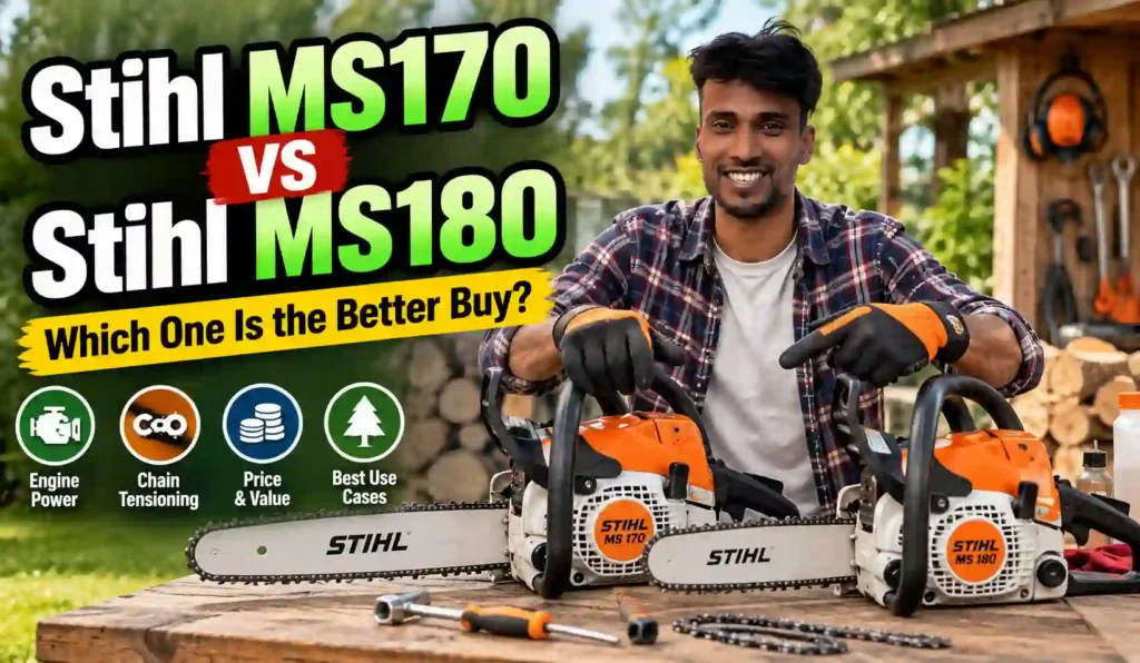 Stihl MS170 vs MS180