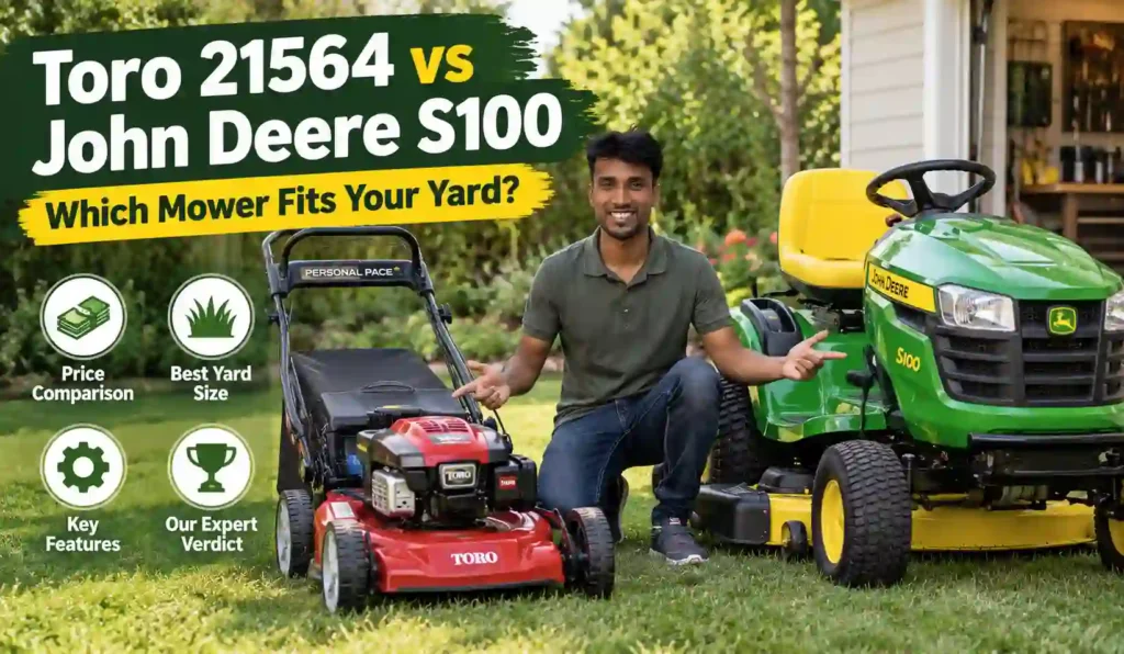 Toro 21564 vs John Deere S100