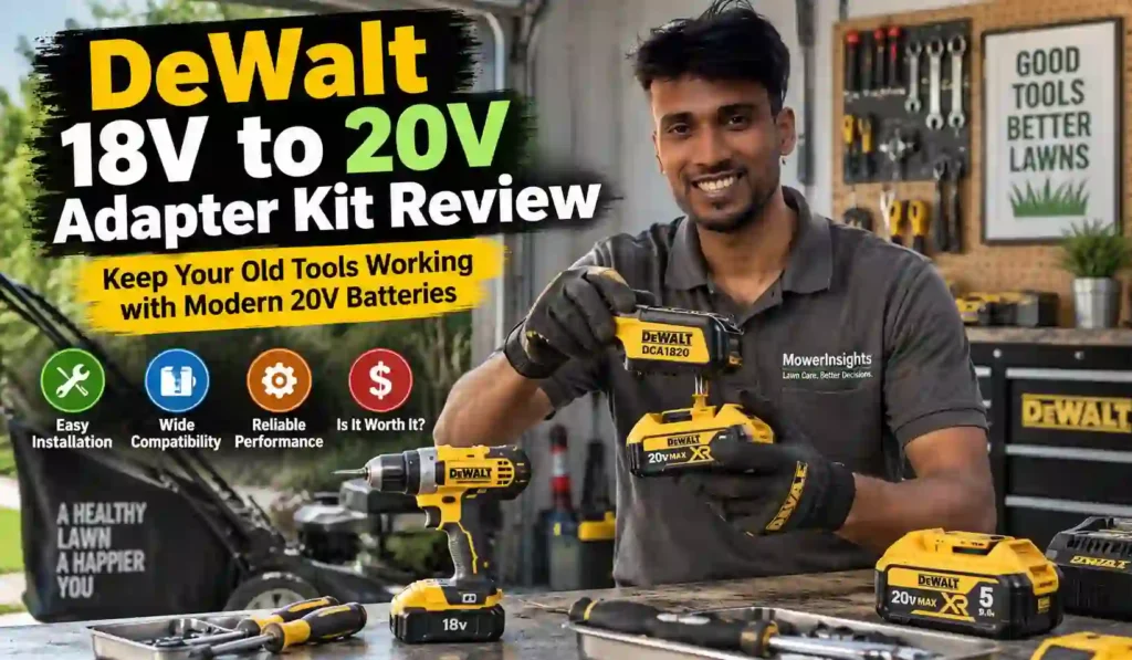 dewalt 18v to 20v adapter kit review