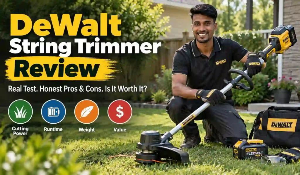 dewalt string trimmer review